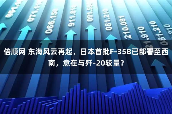 倍顺网 东海风云再起，日本首批F-35B已部署至西南，意在与歼-20较量？