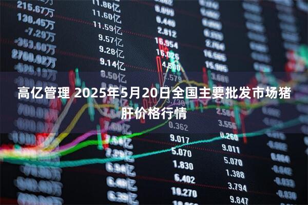 高亿管理 2025年5月20日全国主要批发市场猪肝价格行情