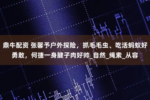 鼎牛配资 张馨予户外探险，抓毛毛虫、吃活蚂蚁好勇敢，何捷一身腱子肉好帅_自然_绳索_从容